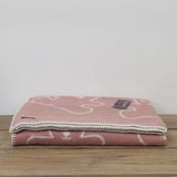 Reversible Baby Blanket in Pink Teddy Design