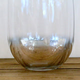 Silver Dipped Glass Vase