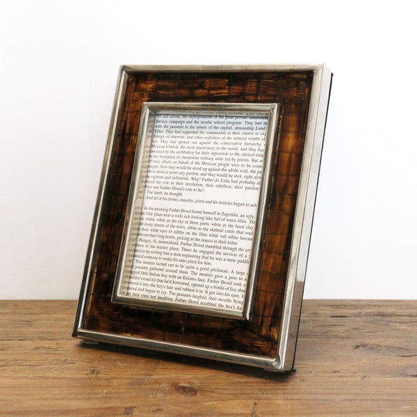 Soho Bone & Stainless Steel Photo Frame