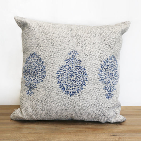 Parterre Hand Woven Cotton Printed Cushion Cover