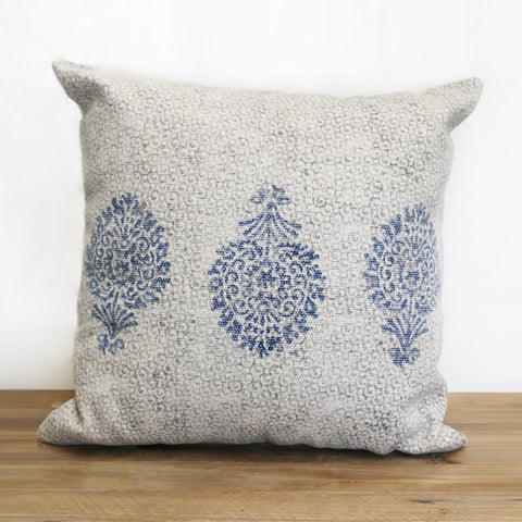 Parterre Hand Woven Cotton Printed Cushion Cover