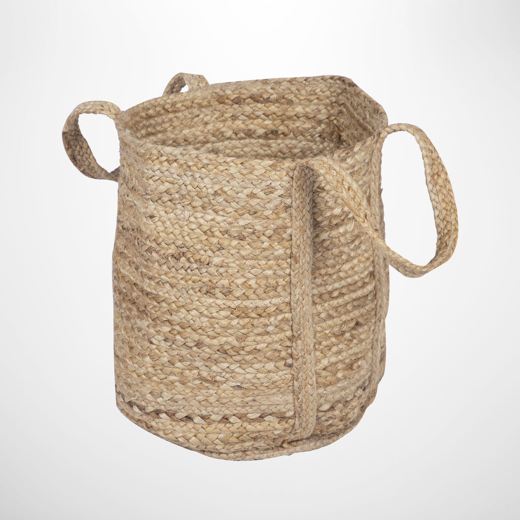 Natural Jute Storage Bag with Handles Leopold Hall