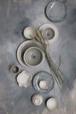 Ivoire and Gris Ceramic Plate