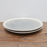 Ivoire and Gris Ceramic Plate