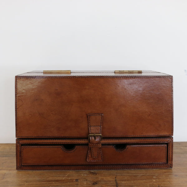 Leather Stationery Box