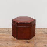 Leather Hexagonal Box