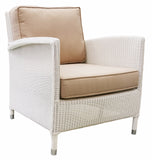 Deauville Lounge Chair in White