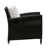 Deauville Lounge Chair in Black