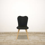 Lily Indoor Dining Chair in Black