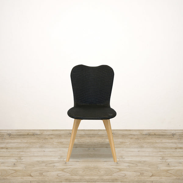 Lily Indoor Dining Chair in Black