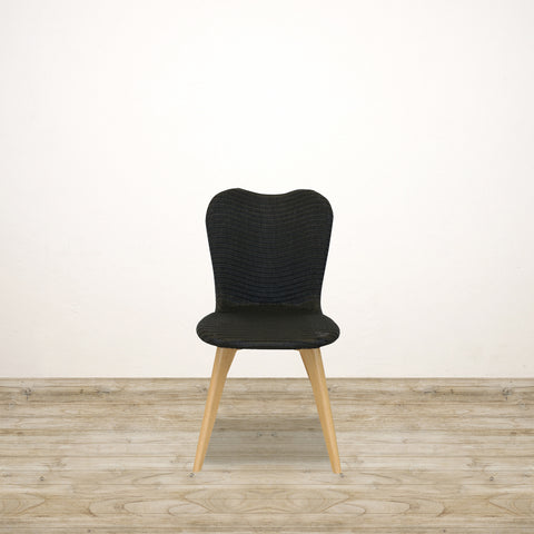 Lily Indoor Dining Chair in Black