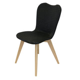 Lily Indoor Dining Chair in Black
