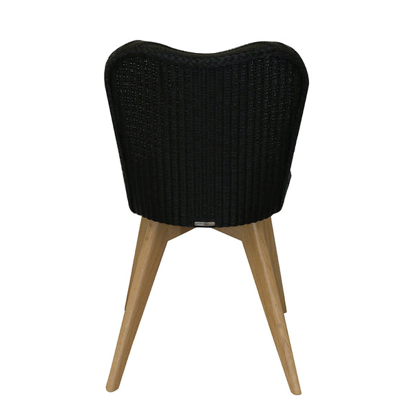 Lily Indoor Dining Chair in Black