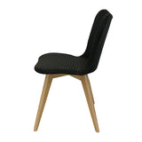 Lily Indoor Dining Chair in Black