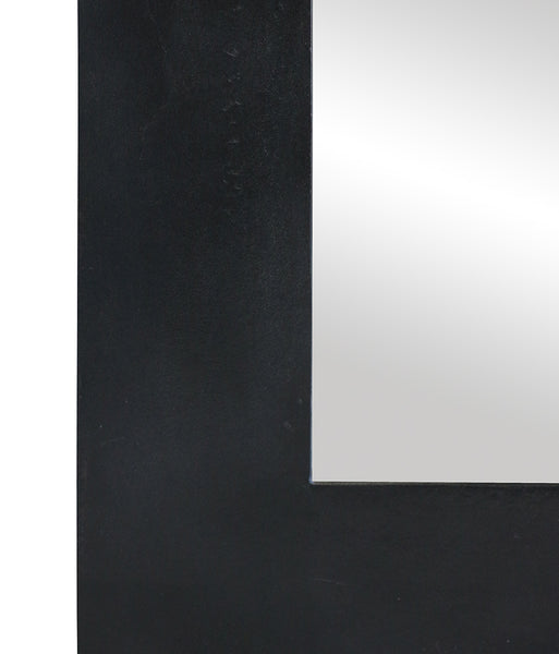 Rectangular Metal Mirror in Dark Bronze Finish