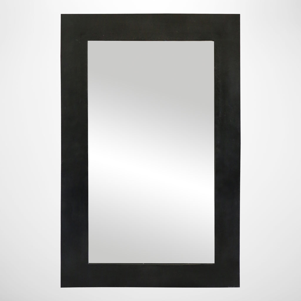 Rectangular Metal Mirror in Dark Bronze Finish | Leopold Hall