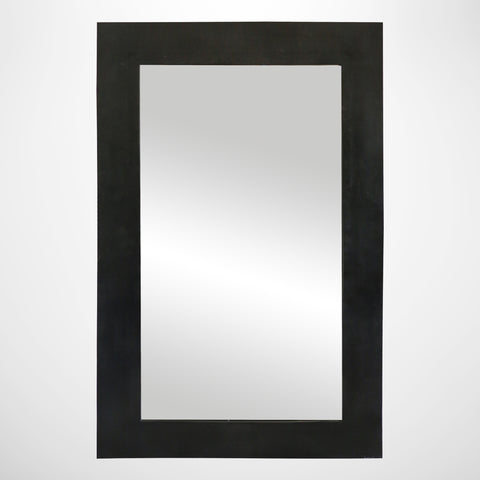 Rectangular Metal Mirror in Dark Bronze Finish