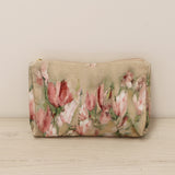 Magnolia Limone Vintaged Velvet Cosmetic Bag