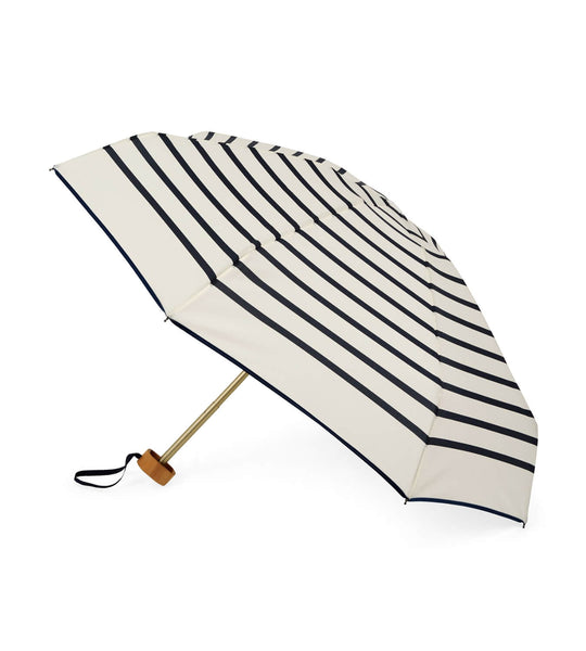 Anatole Striped Navy Micro Umbrella in Henri