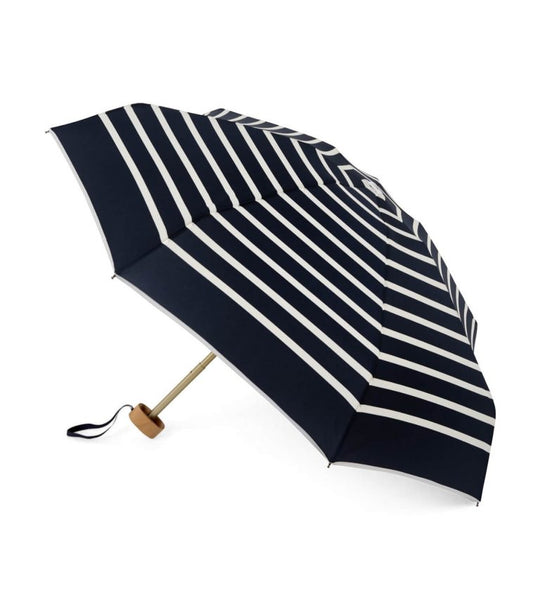 Anatole Striped Navy / White Micro Umbrella in Pablo