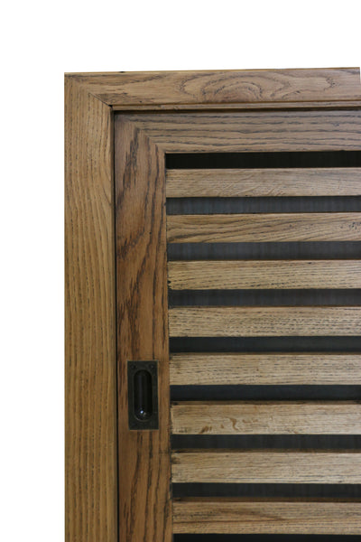 Cape Cod Natural Oak Sideboard with Shutter Sliding Doors