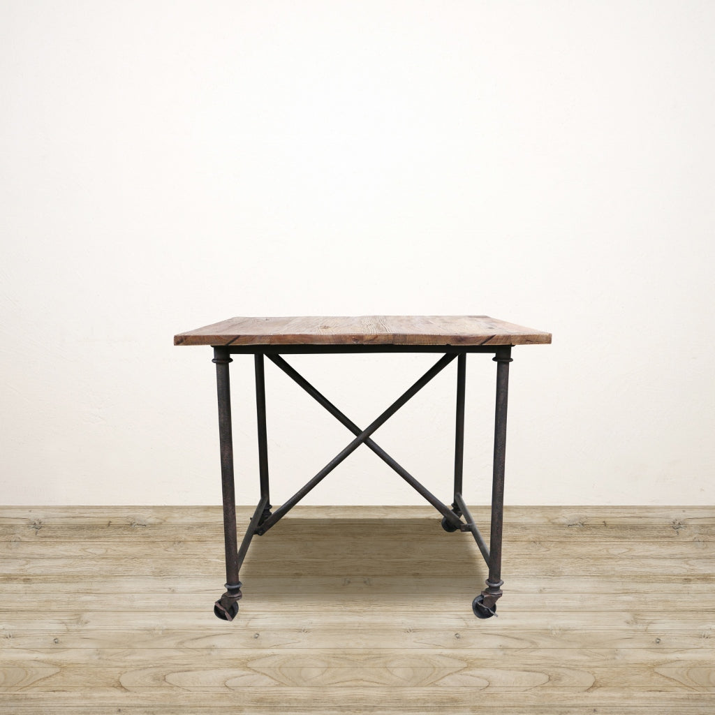 Restoration hardware square dining table discount