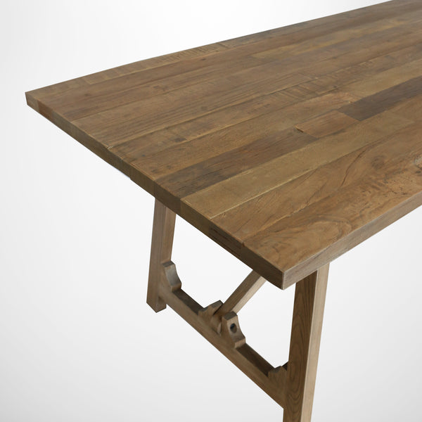 Loire Dining Table Natural Recycled Elm