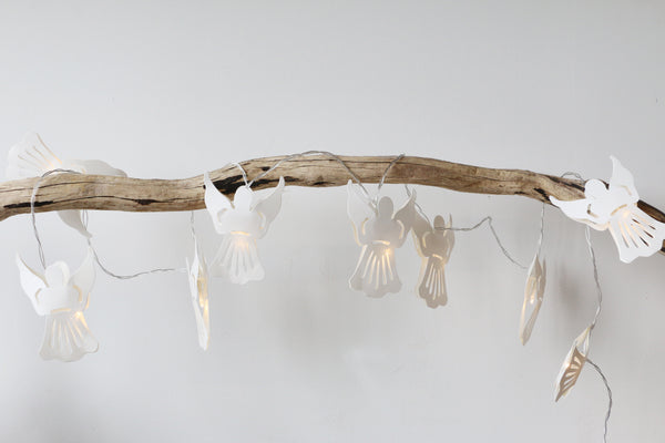 Handmade Floating Angels LED String Lights