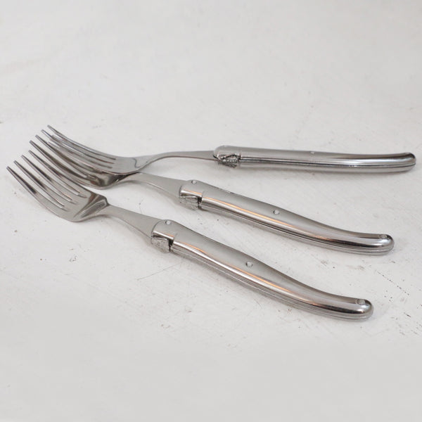 Laguiole Stainless Steel Table Forks Set of 6