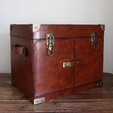 Oxford Leather Minibar with Bar Tools