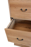 Campaign Four Drawer Oak Filing Cabinet