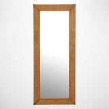 Bahama Floor Mirror with Rattan Frame