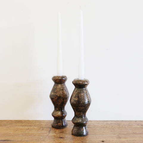 Tuscan Ironsand Candlestick