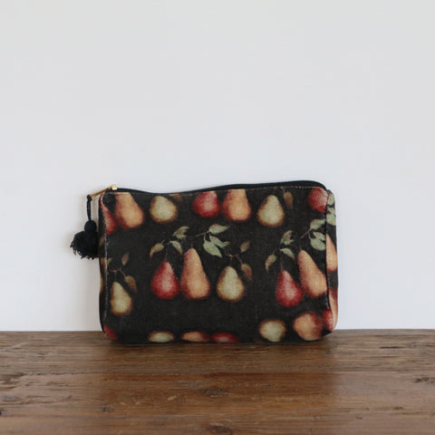 Raphael Vintaged Velvet Cosmetic Bag