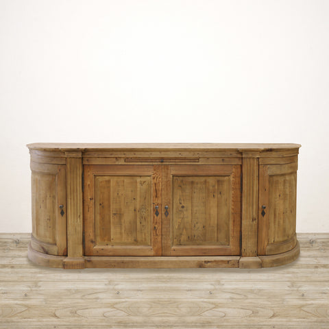 Tuscan Sideboard in Old Recycled Pine with 4 Cupboards