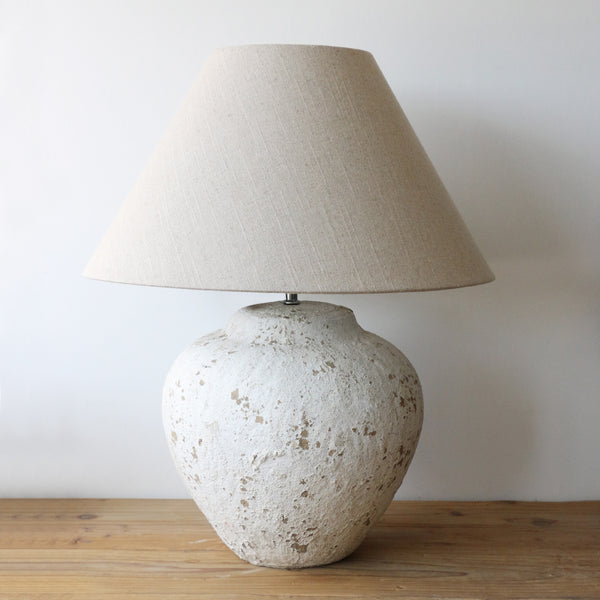 Tuscan Style Medium Stone Lamp