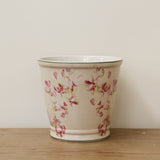 Magnolia Limone Crackled Planter 23cm