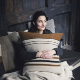 Libeco Foundry Pillow Cover in Beeswax Stripe