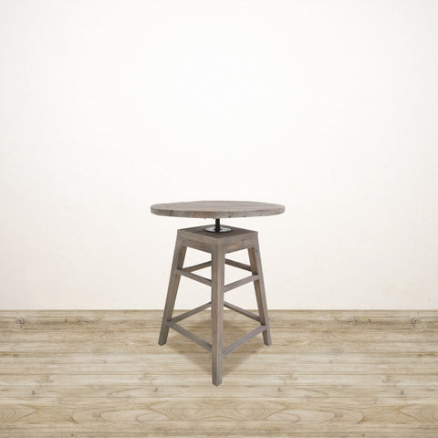 Recycled Elm Adjustable Occasional Table