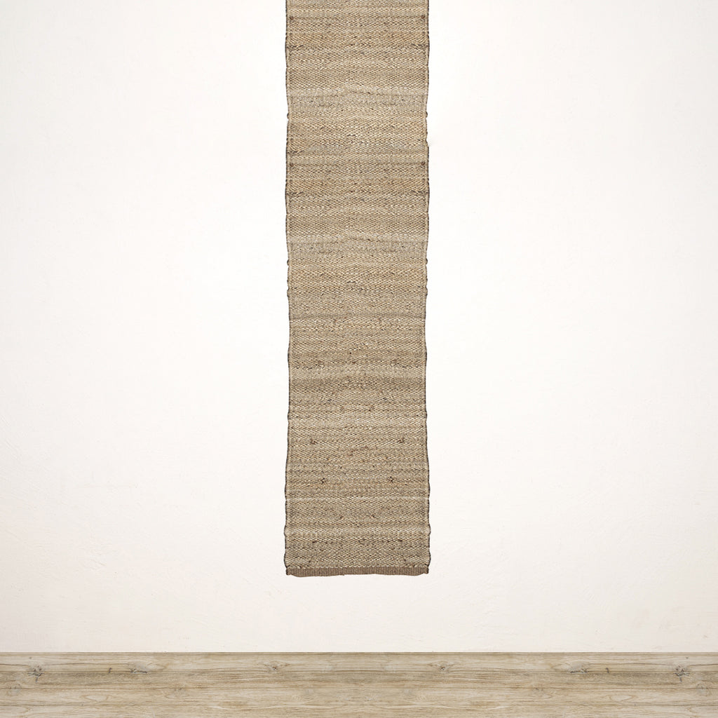 Natural 100% Jute Hall Runner Rug 3m | Leopold Hall