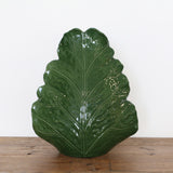 Green Vine Leaf Vase