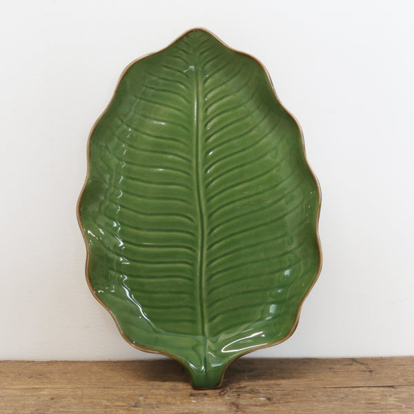 Green Leaf Platter