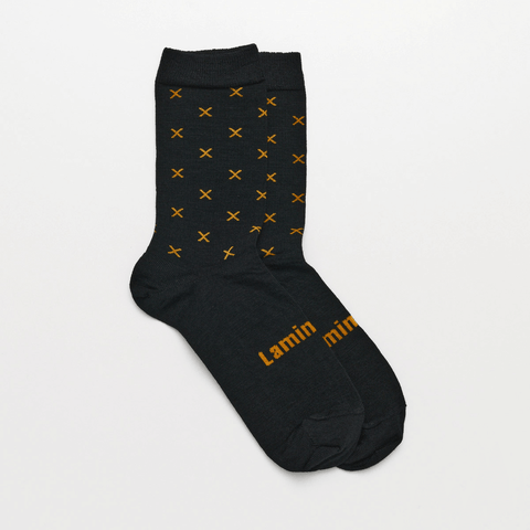 Lamington | ORION | Men's Merino Wool Crew Socks Soft Cuff Size 6-10