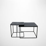 Manhattan Nested Square Side Tables in Dark Bronze